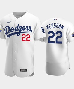 Los Angeles Dodgers Clayton Kershaw 22 Home White 2022-23 All-Star Game Jersey