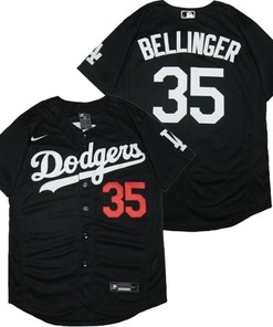 Los Angeles Dodgers Cody Bellinger #35 2020 Mlb Black Jersey