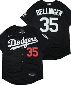 Los Angeles Dodgers Cody Bellinger #35 2020 Mlb Black Jersey