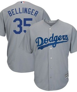 Los Angeles Dodgers Cody Bellinger #35 2020 Mlb Light Grey Jersey