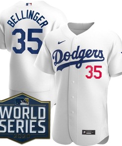 Los Angeles Dodgers Cody Bellinger #35 2020 Mlb White Jersey