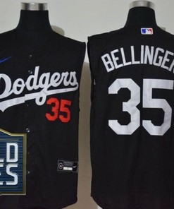 Los Angeles Dodgers Cody Bellinger#35 2020 Mlb Black Sleeveless Jersey