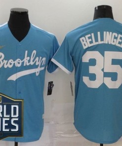 Los Angeles Dodgers Cody Bellinger#35 2020 Mlb Blue Jersey