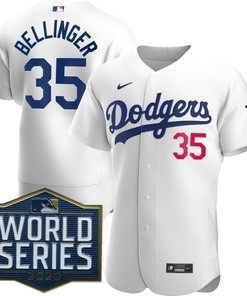 Los Angeles Dodgers Cody Bellinger#35 2020 Mlb White Jersey