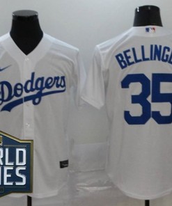 Los Angeles Dodgers Cody Bellinger#35 2020 Mlb White Jersey