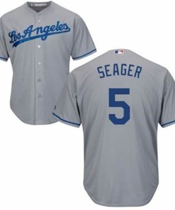Los Angeles Dodgers Corey Seager #5 2020 Mlb Grey Jersey