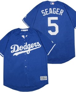 Los Angeles Dodgers Corey Seager #5 2020 Mlb Navy Blue Jersey