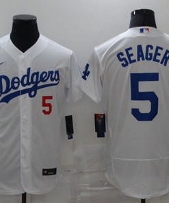 Los Angeles Dodgers Corey Seager #5 2020 Mlb White Jersey