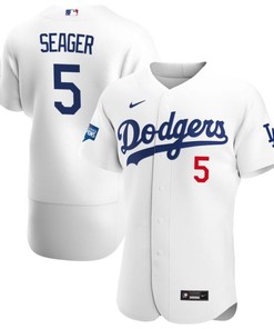 Los Angeles Dodgers Corey Seager #5 2020 Mlb White Jersey