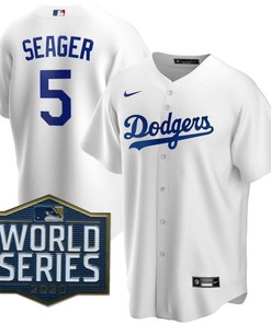 Los Angeles Dodgers Corey Seager #5 2020 Mlb White Jersey
