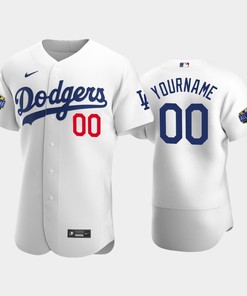 Los Angeles Dodgers Custom 00 Home White 2022-23 All-Star Game Jersey