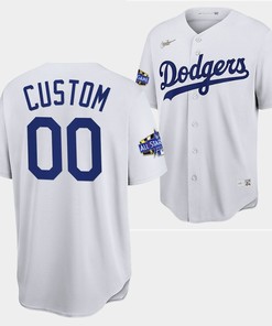 Los Angeles Dodgers Custom White Jersey 00 2022-23 All-Star Uniform