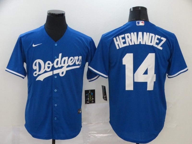 Los Angeles Dodgers Enrique Hernandez #14 2020 Mlb Navy Blue Jersey