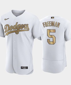 Los Angeles Dodgers Freddie Freeman 5 2022-23 All-Star Game White Jersey