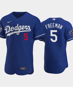 Los Angeles Dodgers Freddie Freeman 5 Alternate Royal 2022-23 All-Star Game Jersey