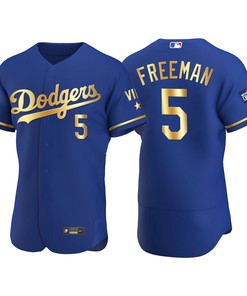 Los Angeles Dodgers Freddie Freeman 5 Mlb 2021 All-star Game Royal Jersey Gift For Dodgers Fans