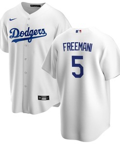 Los Angeles Dodgers Freddie Freeman 5 Mlb Home White Jersey Gift For Dodgers Fans