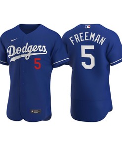 Los Angeles Dodgers Freddie Freeman 5 Mlb Player Royal Jersey Gift For Dodgers Fans
