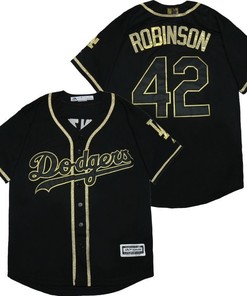 Los Angeles Dodgers Jackie Robinson #42 2020 Mlb Black Jersey