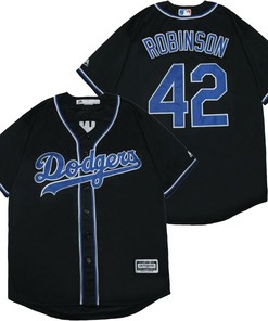 Los Angeles Dodgers Jackie Robinson #42 2020 Mlb Black Jersey