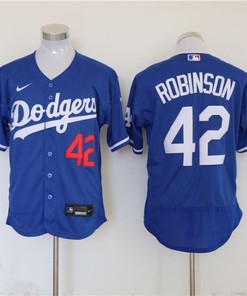 Los Angeles Dodgers Jackie Robinson #42 2020 Mlb Blue Jersey