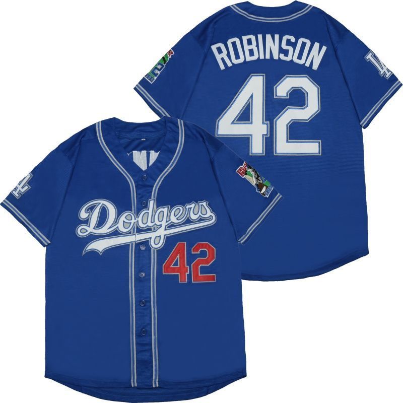 Los Angeles Dodgers Jackie Robinson #42 2020 Mlb Navy Blue Jersey