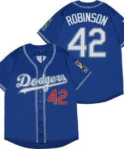 Los Angeles Dodgers Jackie Robinson #42 2020 Mlb Navy Blue Jersey