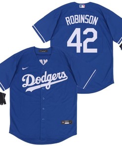 Los Angeles Dodgers Jackie Robinson #42 2020 Mlb Navy Blue Jersey