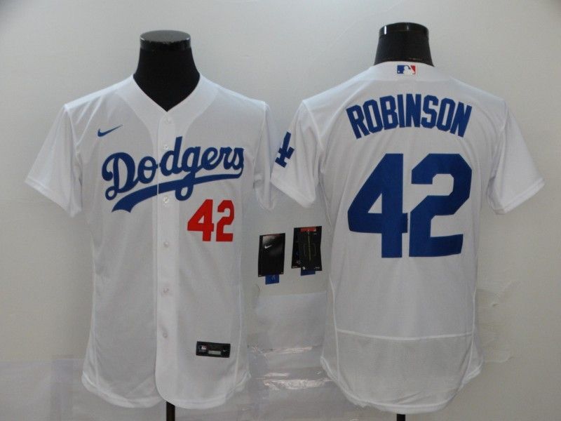 Los Angeles Dodgers Jackie Robinson #42 2020 Mlb White Jersey