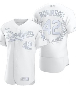 Los Angeles Dodgers Jackie Robinson #42 2020 Mlb White Jersey