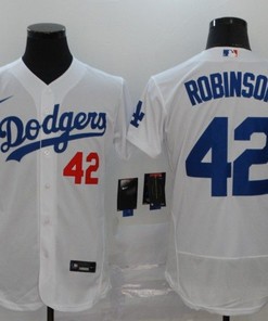 Los Angeles Dodgers Jackie Robinson #42 2020 Mlb White Jersey