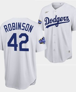Los Angeles Dodgers Jackie Robinson White Jersey 42 2022-23 All-Star Uniform