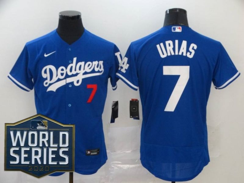 Los Angeles Dodgers Julio Urias #7 2020 Mlb Blue Jersey