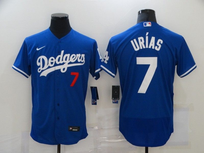 Los Angeles Dodgers Julio Urias #7 2020 Mlb Blue Jersey