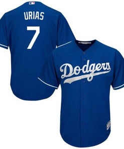 Los Angeles Dodgers Julio Urias #7 2020 Mlb Blue Jersey