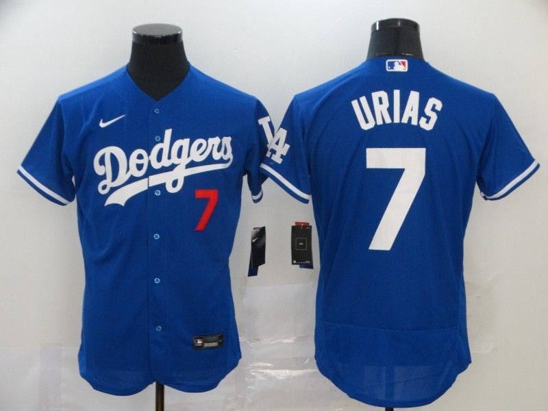 Los Angeles Dodgers Julio Urias #7 2020 Mlb Navy Blue Jersey