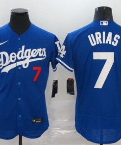 Los Angeles Dodgers Julio Urias #7 2020 Mlb Navy Blue Jersey