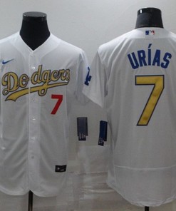Los Angeles Dodgers Julio Urias #7 2020 Mlb White Jersey