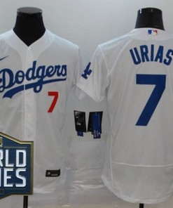Los Angeles Dodgers Julio Urias #7 2020 Mlb White Jersey