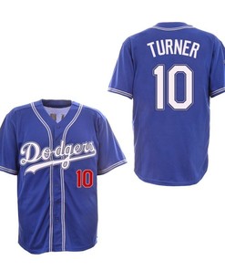 Los Angeles Dodgers Justin Turner #10 2020 Mlb Navy Blue Jersey