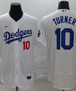 Los Angeles Dodgers Justin Turner #10 2020 Mlb White Jersey