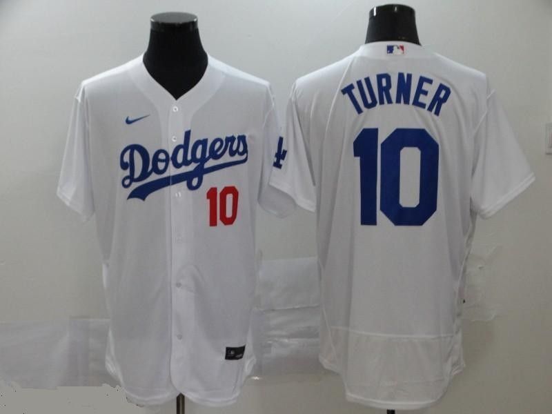Los Angeles Dodgers Justin Turner #10 2020 Mlb White Jersey