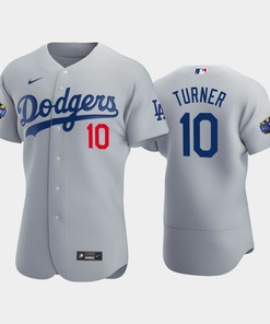 Los Angeles Dodgers Justin Turner 10 Alternate Gray 2022-23 All-Star Game Jersey