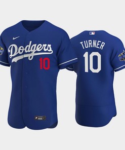 Los Angeles Dodgers Justin Turner 10 Alternate Royal 2022-23 All-Star Game Jersey
