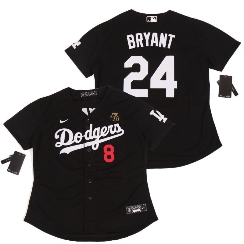 Los Angeles Dodgers Kobe Bryant #24 2020 Mlb Black Jersey A2