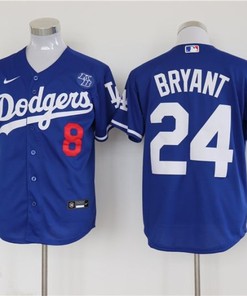 Los Angeles Dodgers Kobe Bryant #24 2020 Mlb Blue Jersey