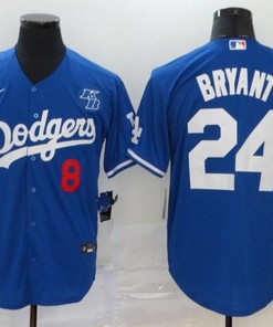 Los Angeles Dodgers Kobe Bryant #24 2020 Mlb Navy Blue Jersey
