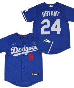 Los Angeles Dodgers Kobe Bryant #24 2020 Mlb Navy Blue Jersey