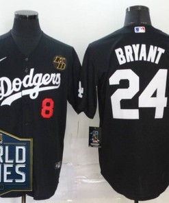 Los Angeles Dodgers Kobe Bryant #24 2020 Mlb New Arrival Black Jersey