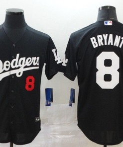 Los Angeles Dodgers Kobe Bryant #8 2020 Mlb Black Jersey